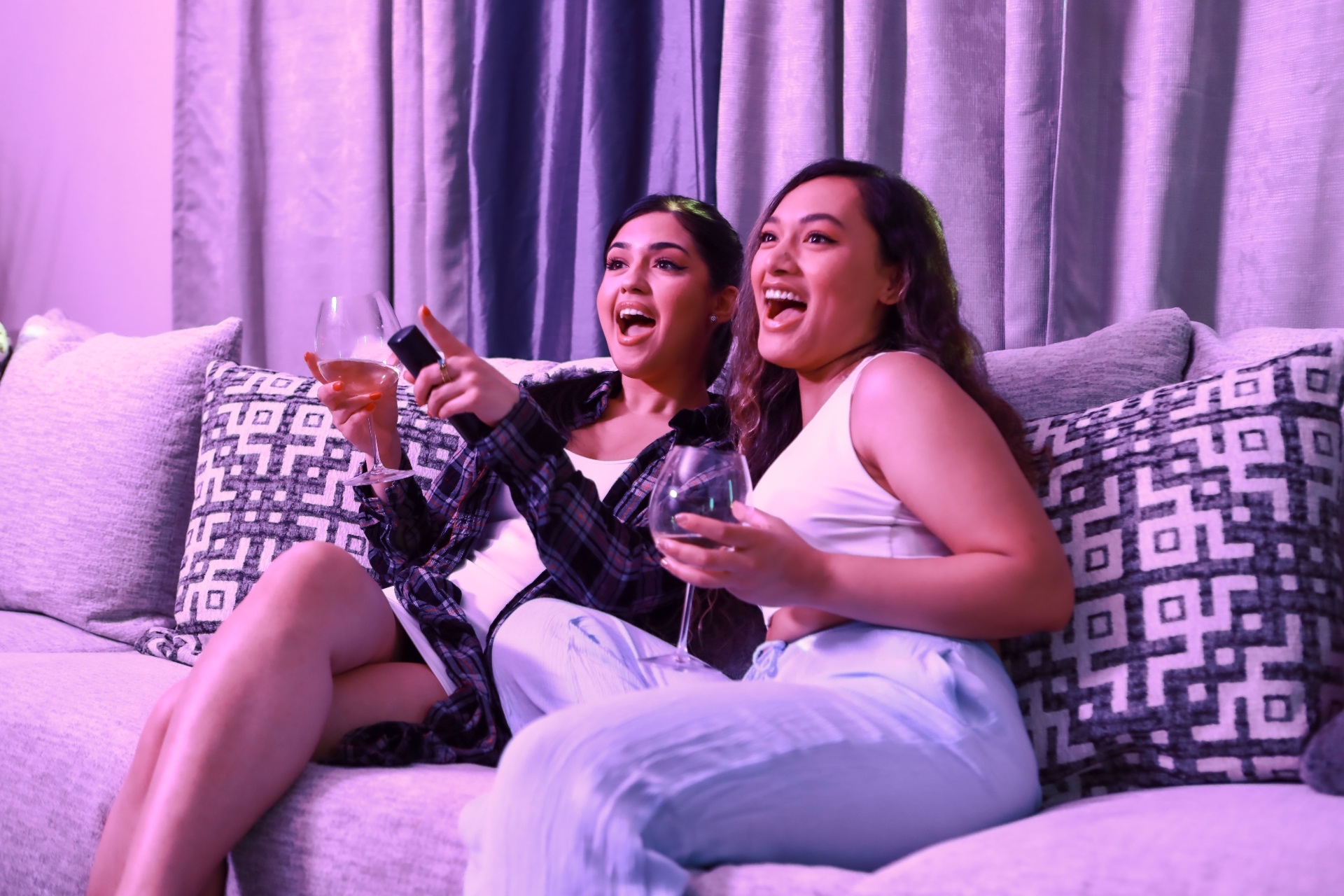 VibzTv+ members enjoying premium streaming together